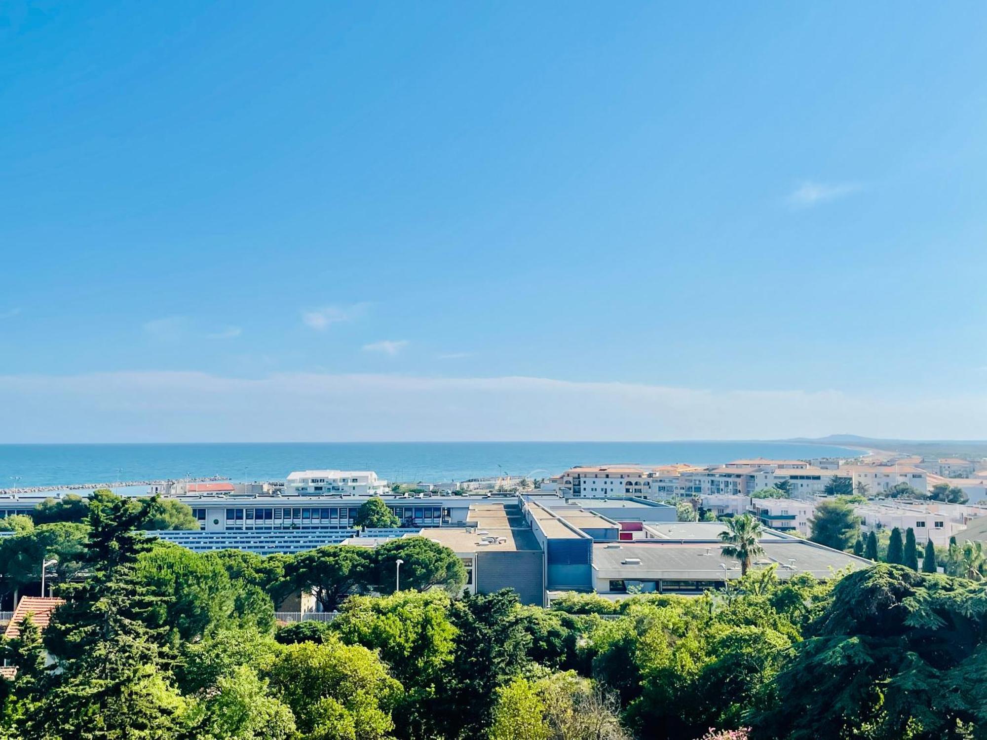 Spacieux T3 Terrasse Vue Mer Sète Buitenkant foto